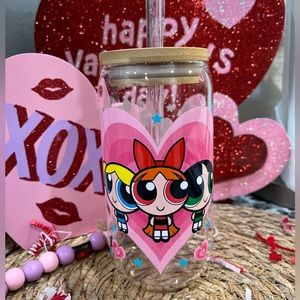 Power puff girls Glas cup